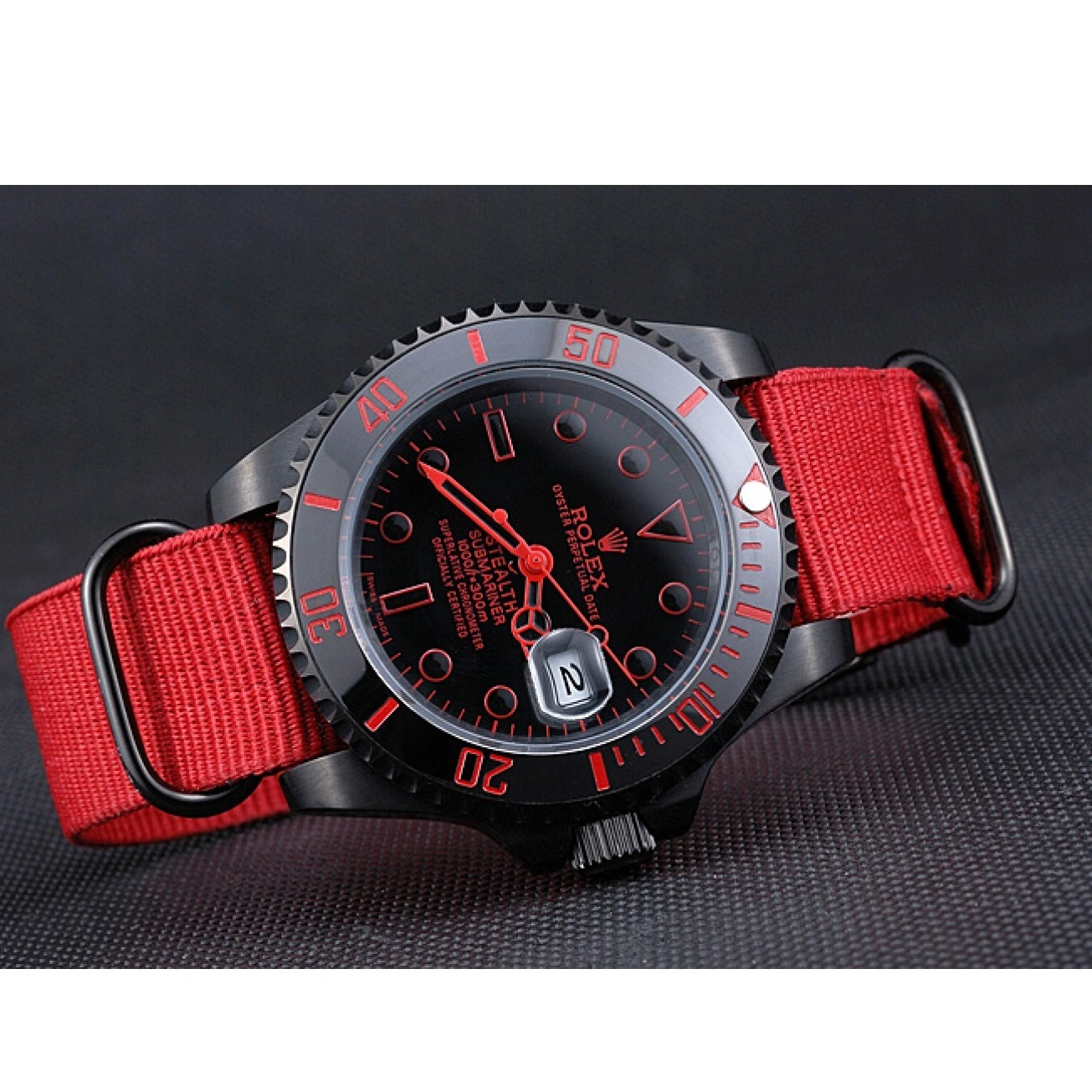 Good Copy Rolex Watches Stealth 622010 Strap Nylon Rolex Red Submariner 0731